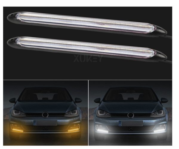 Дневни Светлини 23.5см с БЯГАЩ Мигач - DRL