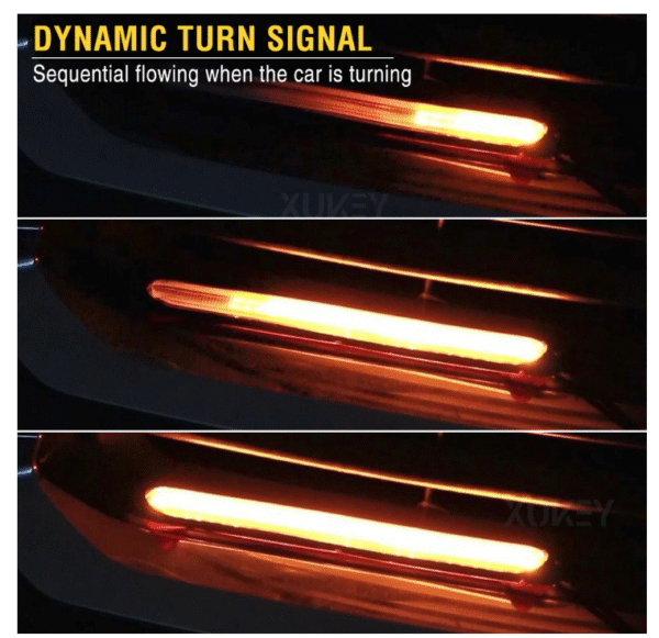 Дневни Светлини 23.5см с БЯГАЩ Мигач - DRL