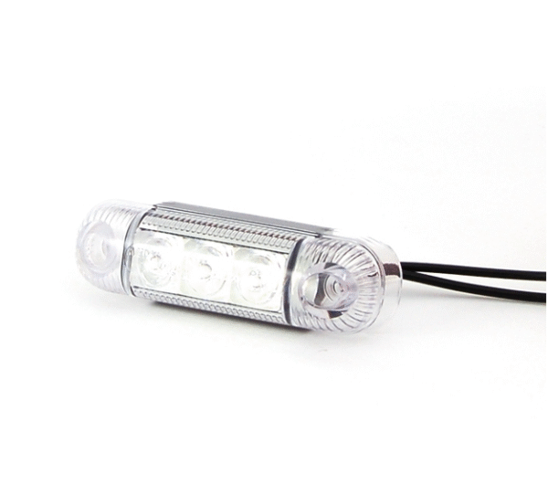 Бял диоден габарит с три диода