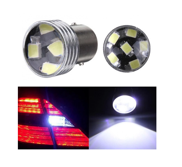 24V LED диодни крушки с лупа ВА15S