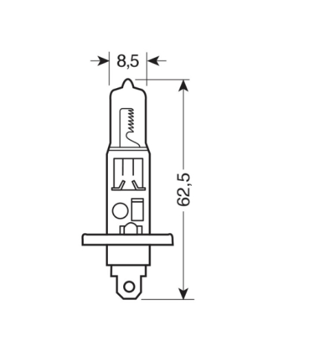 Крушка H1 12V 55W