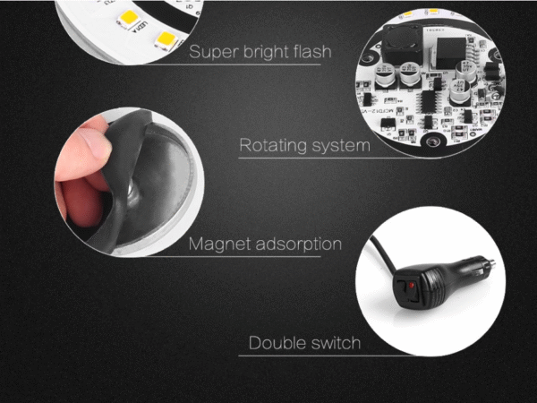 Авариен диоден буркан с магнит