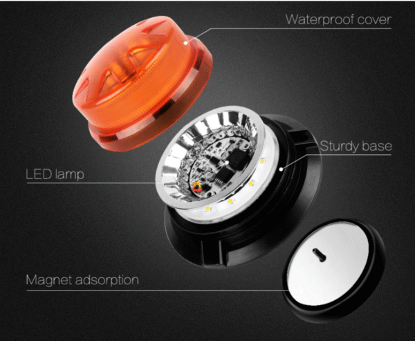 Авариен диоден буркан с магнит