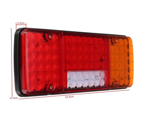 КОМПЛЕКТ ДИОДЕН СТОП СЪС 5 СВЕТЛИНИ 12 ВОЛТА