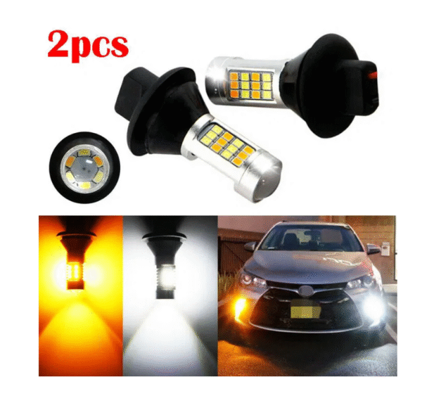 j LED крушки за дневни светлини + мигач