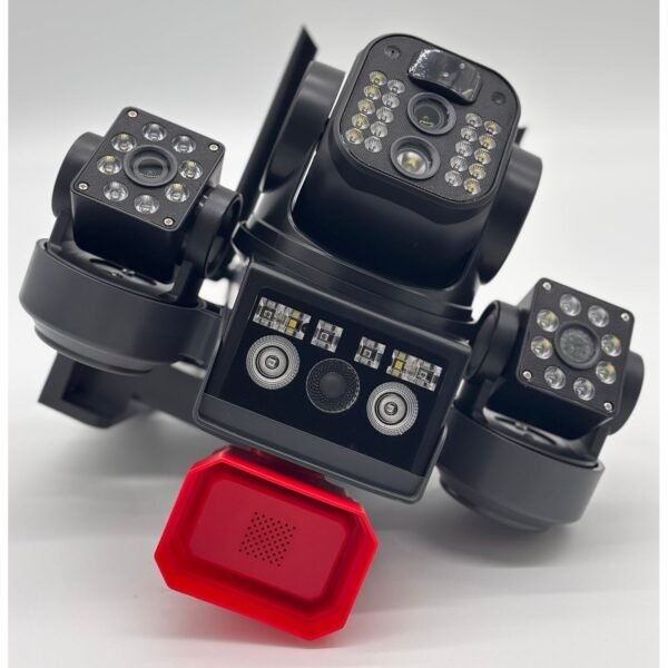 k9 Соларна охранителна камера Sunvision – 16 MP, 3 обектива, аларма , Wi-Fi , модел 28-80