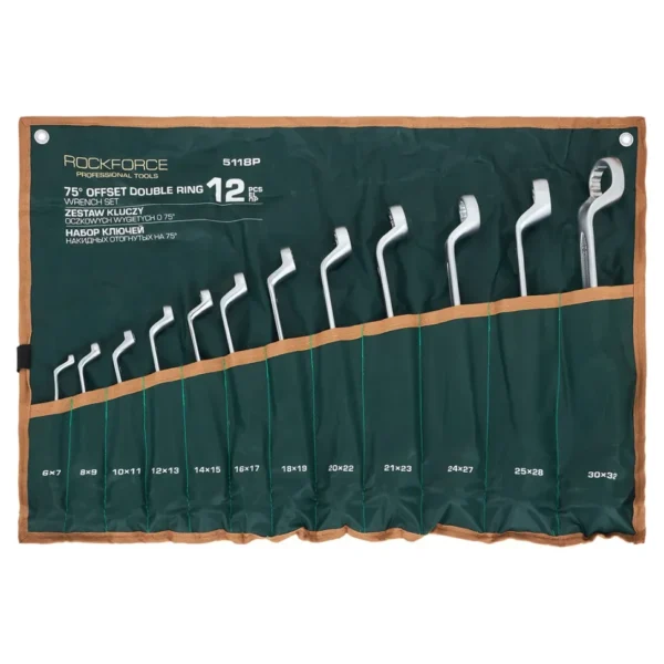 Ключове лули комплект ROCKFORCE 6–32 мм, 12 части