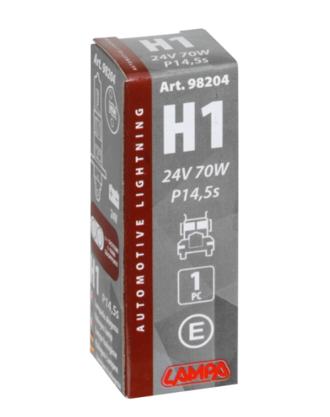 Крушка H1 24V 70W