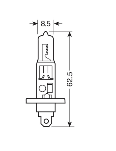 Крушка H1 24V 70W