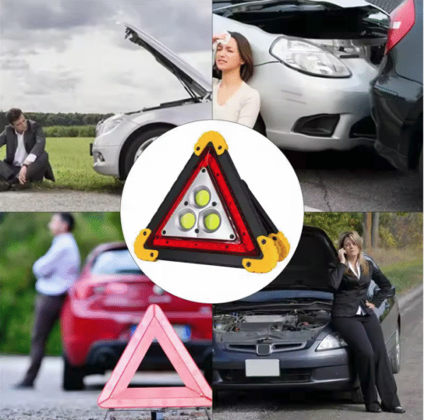 Авариен светещ LED триъгълник- 25см