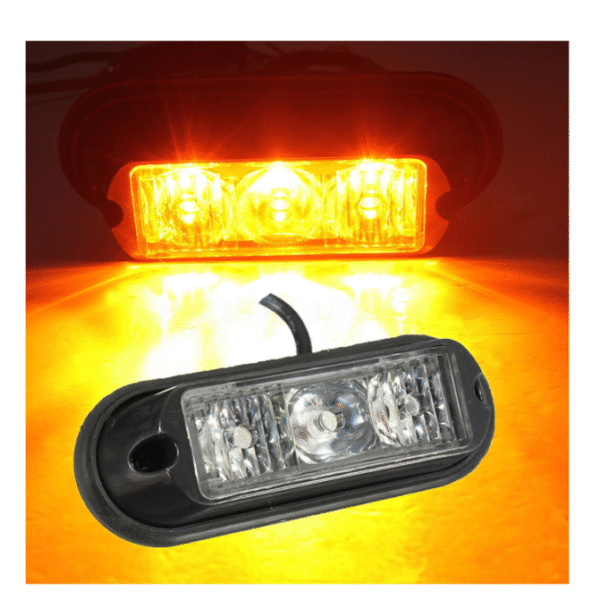 3 LED АВАРИЙНА СВЕТЛИНА, БЛИЦ, ЖЪЛТА ДИОДНА СВЕТЛИНА 12