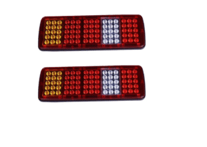 КОМПЛЕКТ ДИОДНИ СТОПОВЕ СЪС 5 СВЕТЛИНИ 12 ВОЛТА