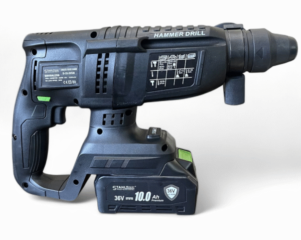 x3 Акумулаторни Машини 5в1 StahlMayer 36V 10Ah Ъглошлайф, Гайковерт, Винтоверт, Перфоратор и LED Лампа + 30 части Аксесоари