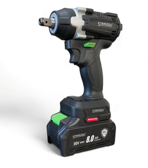 x9 Акумулаторни Машини 5в1 StahlMayer 36V 10Ah Ъглошлайф, Гайковерт, Винтоверт, Перфоратор и LED Лампа + 30 части Аксесоари