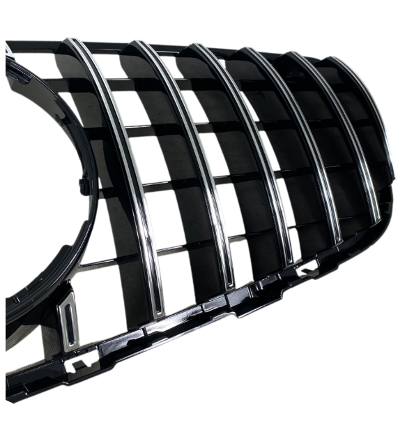 y5 Решетка за Mercedes GLC SUV X253, GLC купе C253 2015-2018 с отвор за камера хром/черна