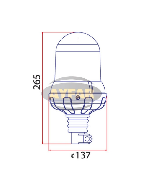 Диоден авариен буркан 12 - 24 V