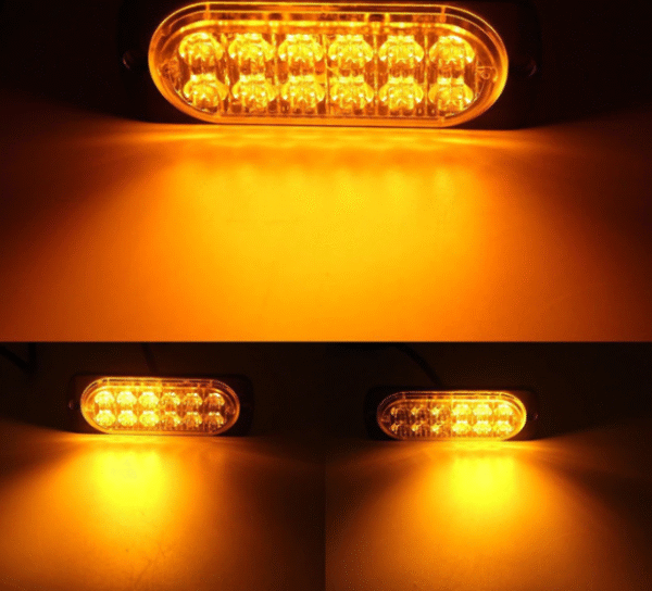 Блиц аварийна светлина с 12 диода