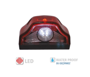 Червен плафон за номер