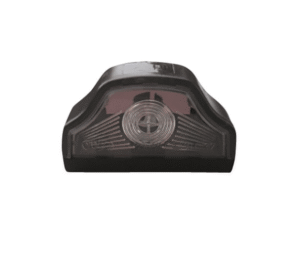 Черен плафон за номер с крушка