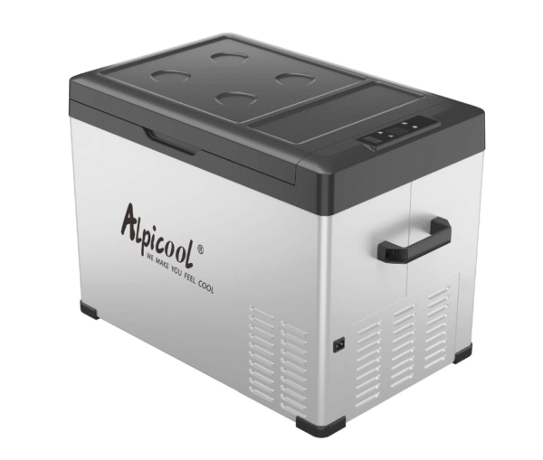 AlpiCool 40L Портативен Компресорен хладилник 40 литра 12V 24V 220V, Хладилна Кутия, Фризер