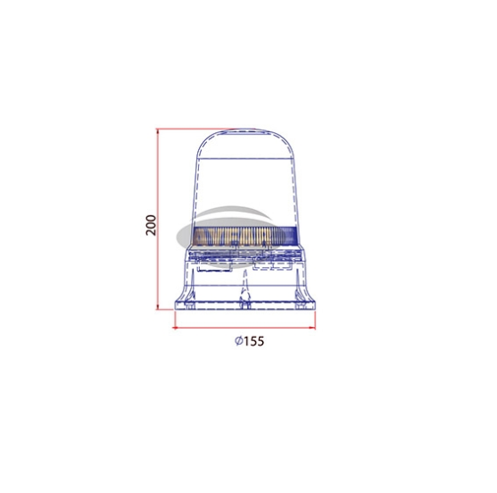 Диоден авариен буркан 12 - 24 V