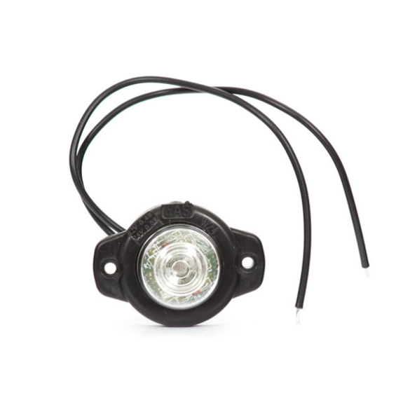 Бял преден габарит капка