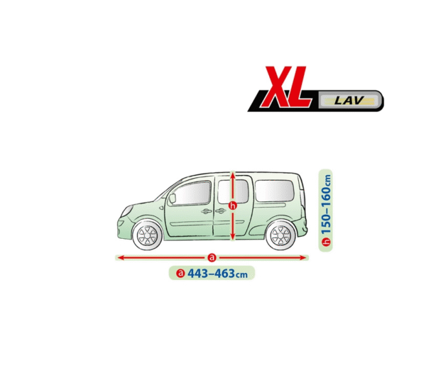 Покривало Kegel серия Mobile размер XL сиво за VAN