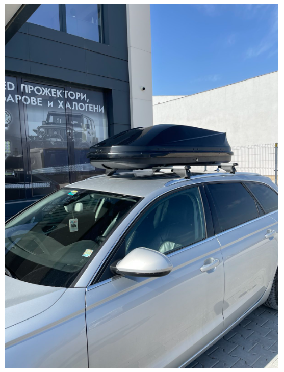 B3 Автобокс (кутия, багажник) 480L - T188B Черен