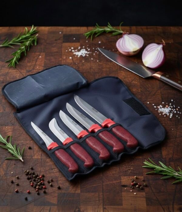 Комплект професионални месарски ножове 5 броя