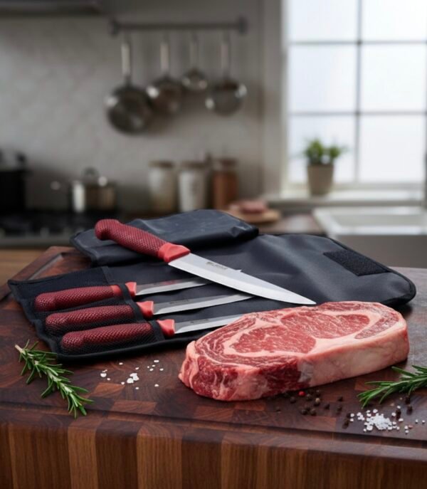 Комплект професионални месарски ножове 5 броя