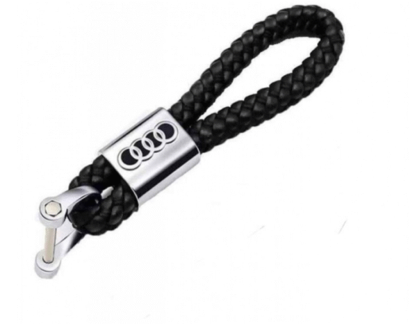 aa Ключодържател AUDI луксозен - кожа