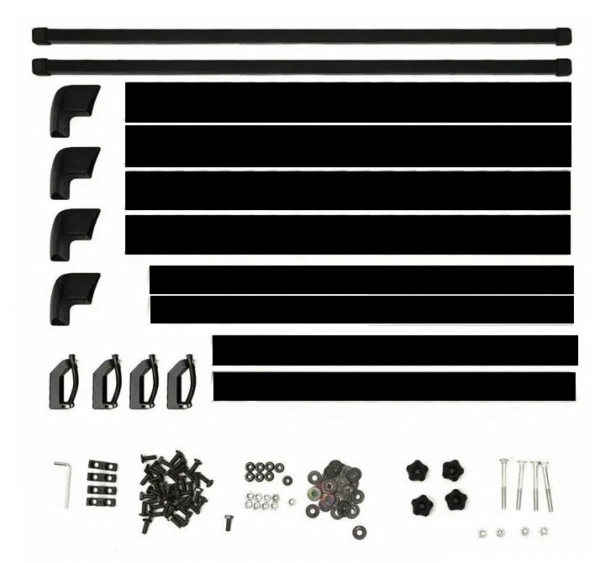 Багажник за покрив 512 (140 х 100 см) - Черен