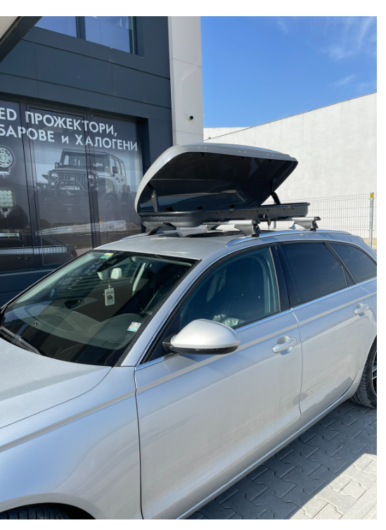 c1 Автобокс (кутия, багажник) 380L - T186G Сив