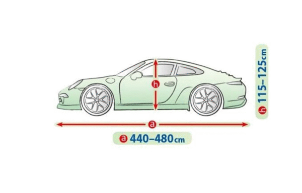 e1 Покривало Kegel серия Mobile размер XL сиво за купе