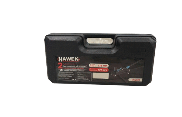 k3 Хидравличен крик крокодил 2 тона HAWEK в куфар + Подпорни стойки за автомобил 2 броя 3 тона