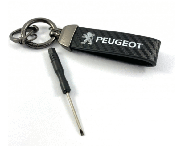 Луксозен кожен ключодържател Peugeot