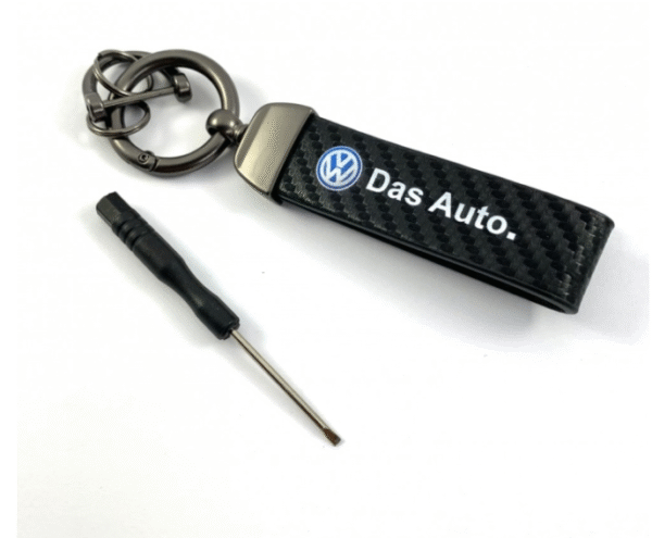 Луксозен кожен ключодържател VOKSWAGEN