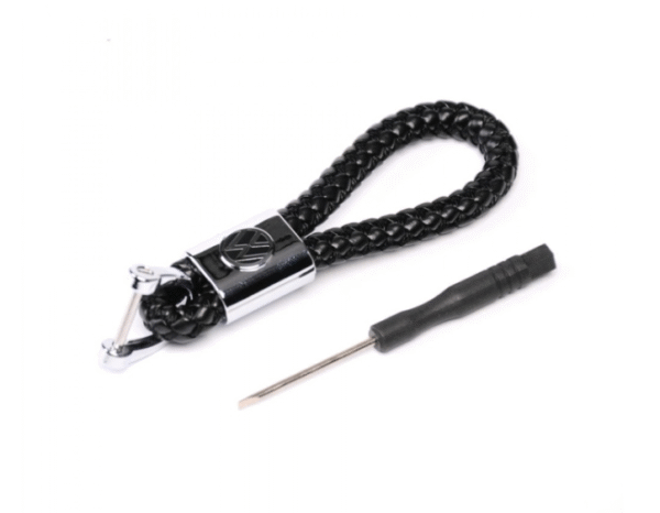 pp Ключодържател VW луксозен - кожа