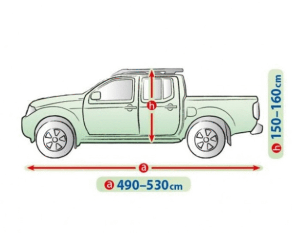 Покривало Kegel серия Mobile размер XL сиво за Pick UP