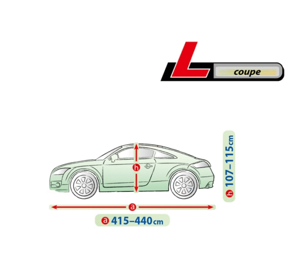 t1 Покривало Kegel серия Mobile Garage размер L сиво за Купе