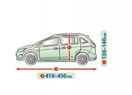 u2 Покривало Kegel серия Mobile Garage размер L сиво за Миниван