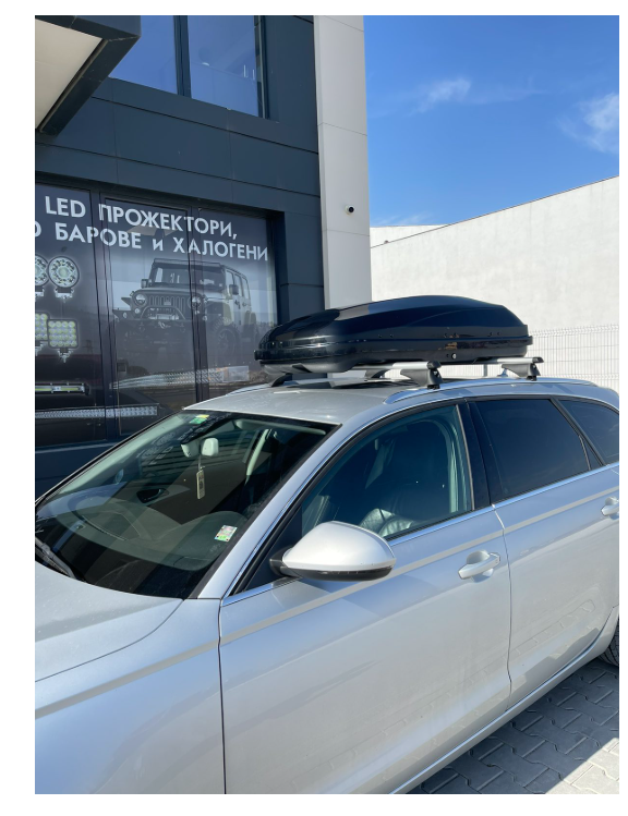 x3 Автобокс (кутия, багажник) 380L - T186B Черен