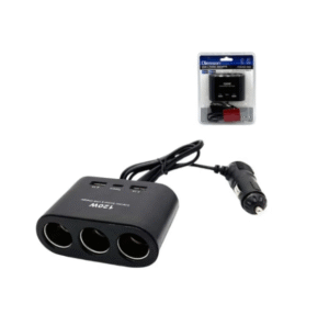 Разклонител за запалка 3-ка + 2 USB + C-Type