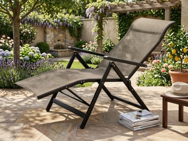 IMG-b155c28b4e6ac8bab12f402ce56ace50-V Сгъваем Градински Стол- 7 позиции, до 160кг.