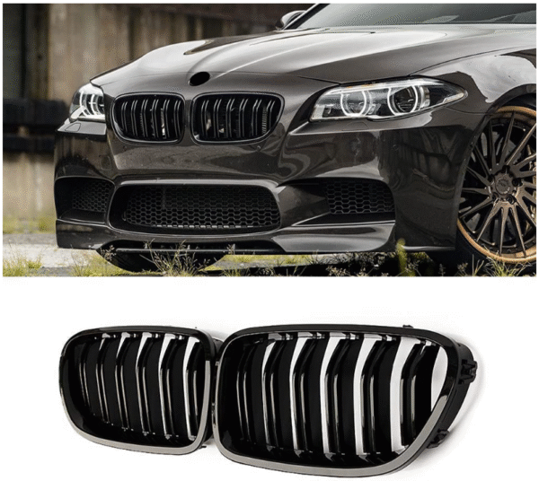 R5 Бъбреци с двойни ребра тип M5 черен лак за BMW серия 5 F10, F11 2010-2017