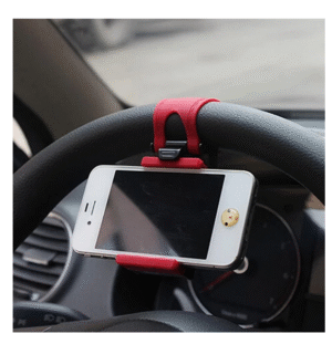 Стойка за телефон за волан на автомобил