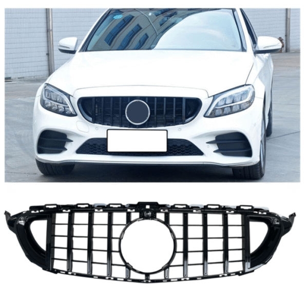 Решетка BRABUS дизайн за Mercedes C-Class W205 Черен гланц