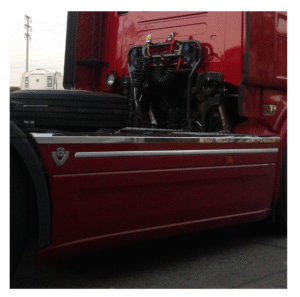 Декорация хром за спойлер - Scania /10-16/