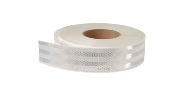 Бяла светлоотразителна лента 3M Diamond Grade - Цяла Ролка 50м