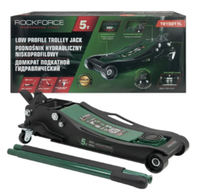 Нископрофилен крик крокодил 5 тона с две помпи и педал 96 - 595 мм RockForce